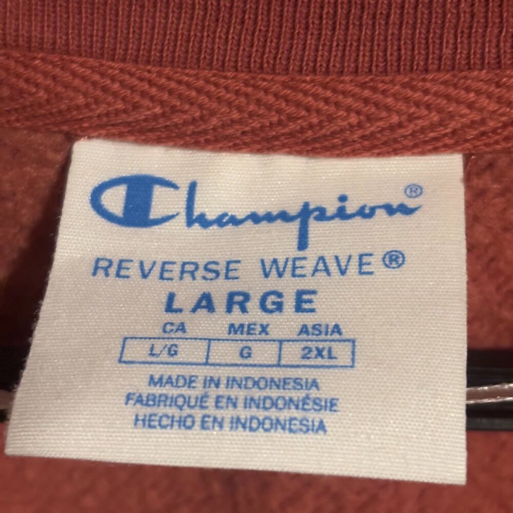 Champion Women's Reverse Weave Ribbed V-Neck Sweatshirt - Picture 9 of 12